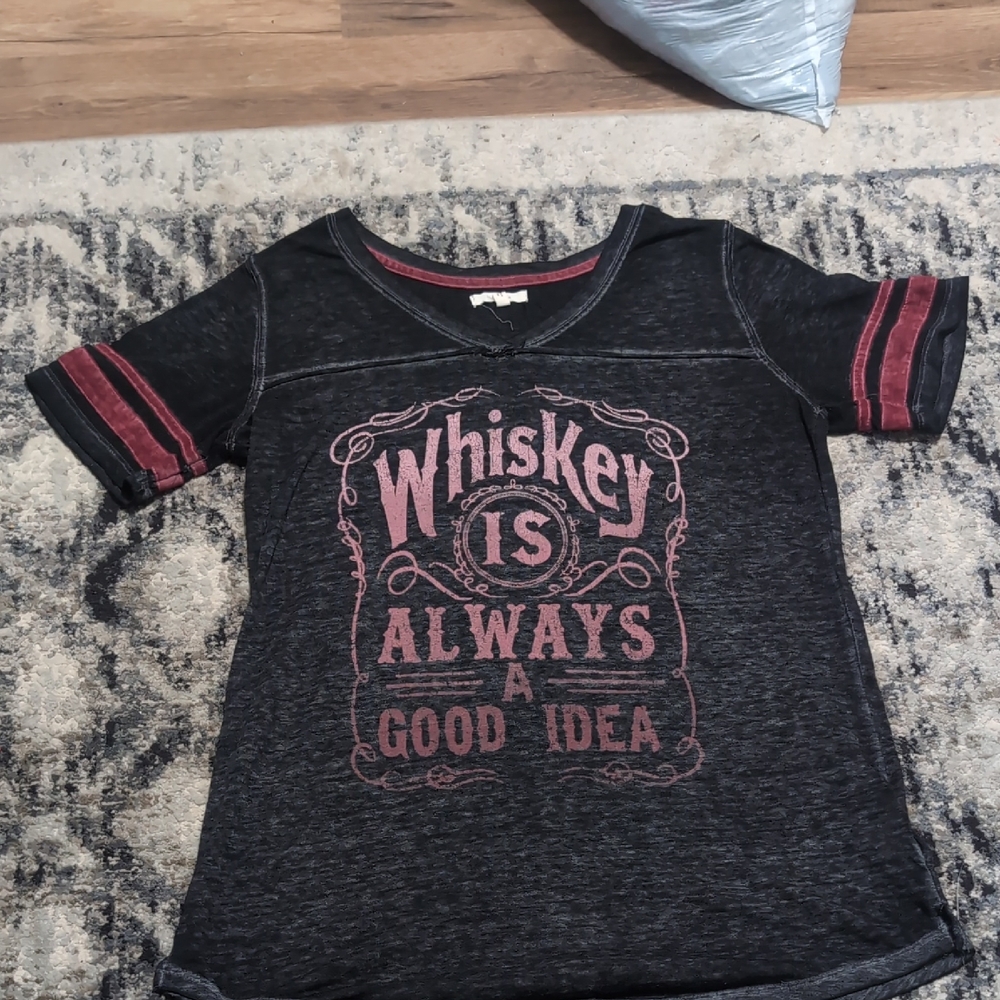 Women's Graphic Tee - Black and Red